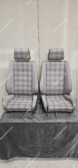 BMW E30 318IS 320IS Uberkaro 0379 Sport seats and backseat for a Convertible