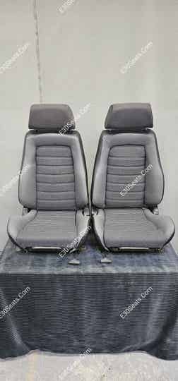 BMW E30 RECARO 0211 Hahnentritt anthrazit 4 Door NEW upholstery