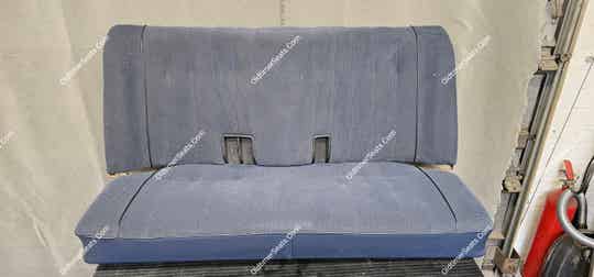 BMW E30 2 door Backseat Pacific Blue Velours 0146 / 0252