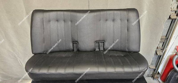 BMW E30 Black Vinyl/skai leather 4 door in good condition