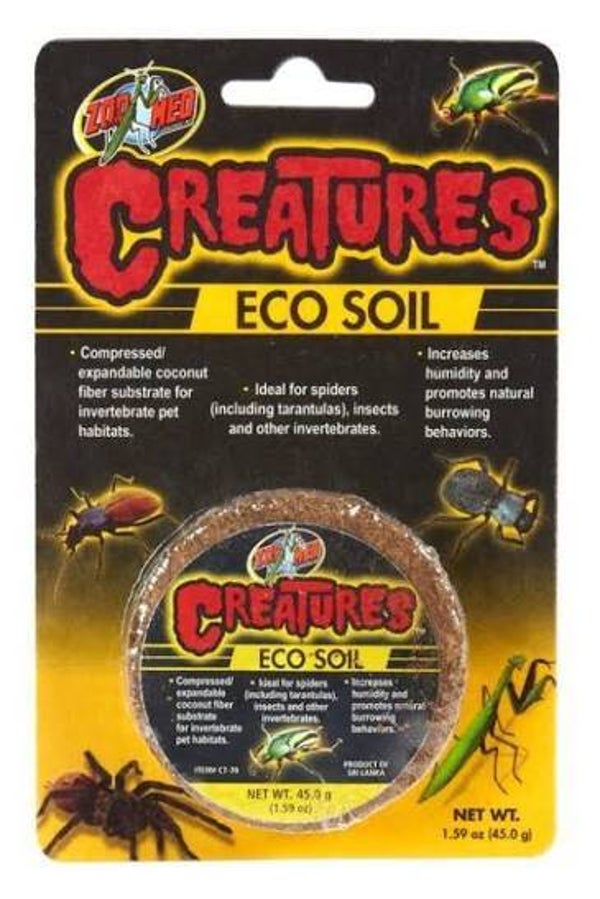 Creatures Eco soil  (45 g / 1.59 oz puck): (Zoo med)
