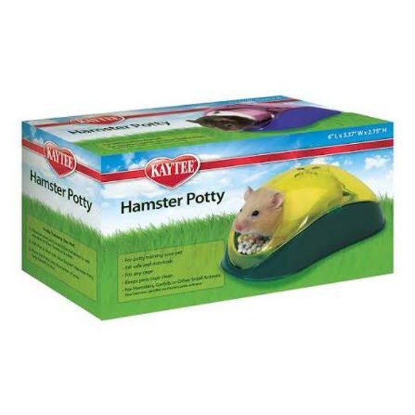 Kaytee Hamster Potty Litter Box Training with Pan & Scoop Pet Supplies Assorted
