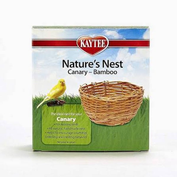 Kaytee Nature S Nest Bamboo Nest - Canary