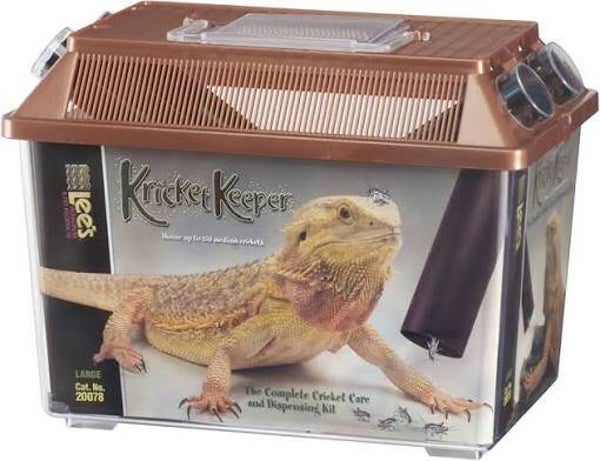 Lee S Aquarium & Pet Products Kricket Keeper Reptile House Large