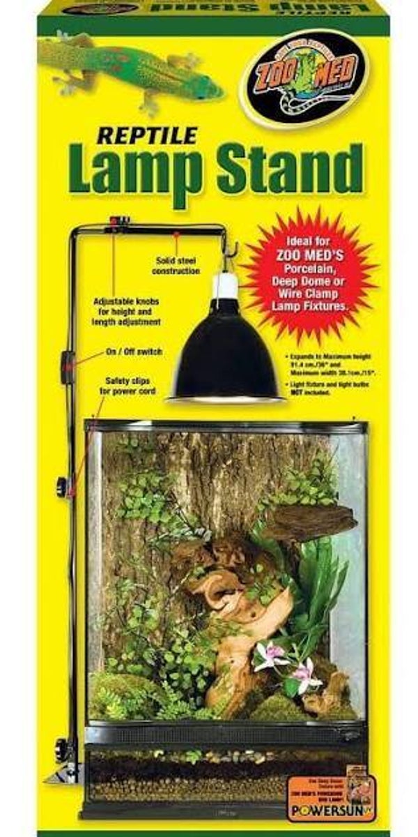 Zoo Med Laboratories Reptile Lamp Stand 15 X 38 Inch