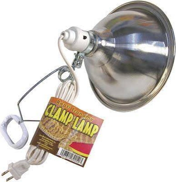 Zoo Med Labs 850-32100 Zoo Med Repti Porcelain Clamp Lamp with Wire Deflector for Reptiles