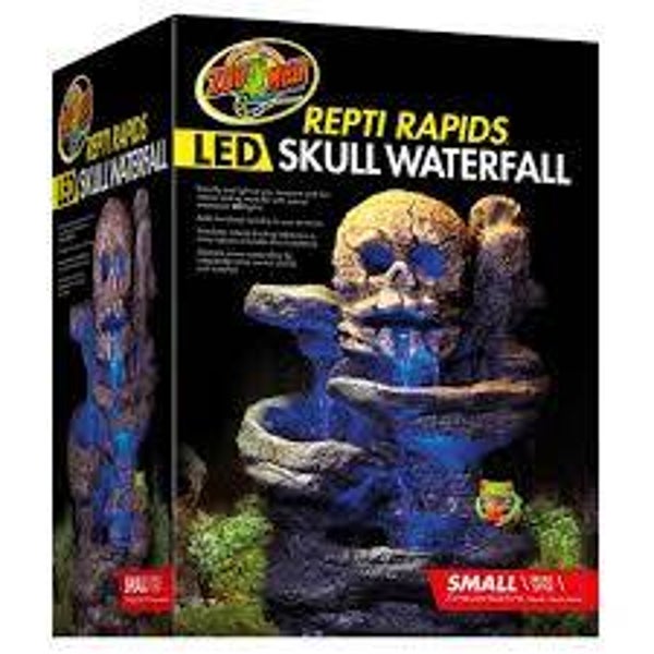 Zoo Med Repti Rapids LED Skull Terrarium Waterfall Medium (Zoo med)
