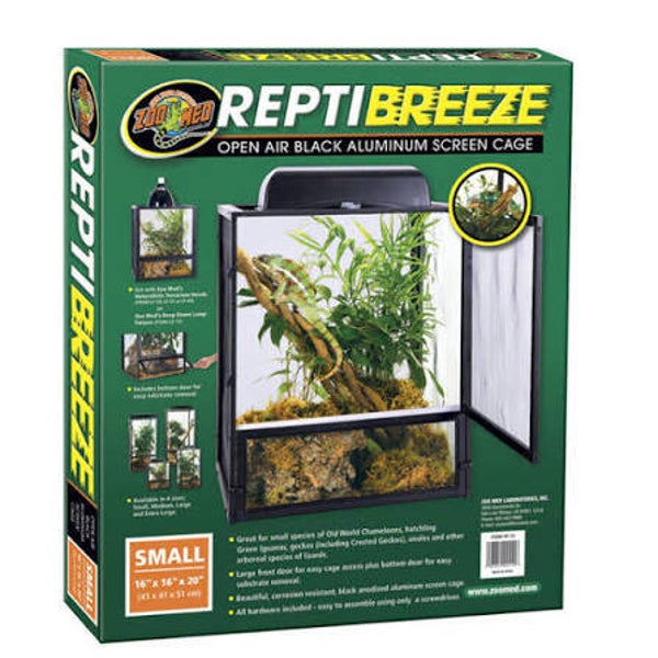 Zoo Med Reptibreeze Screen Cage Small