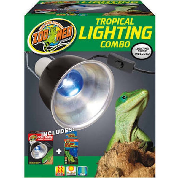 Zoo Med Tropical Lighting Combo Pack, 60 Watts