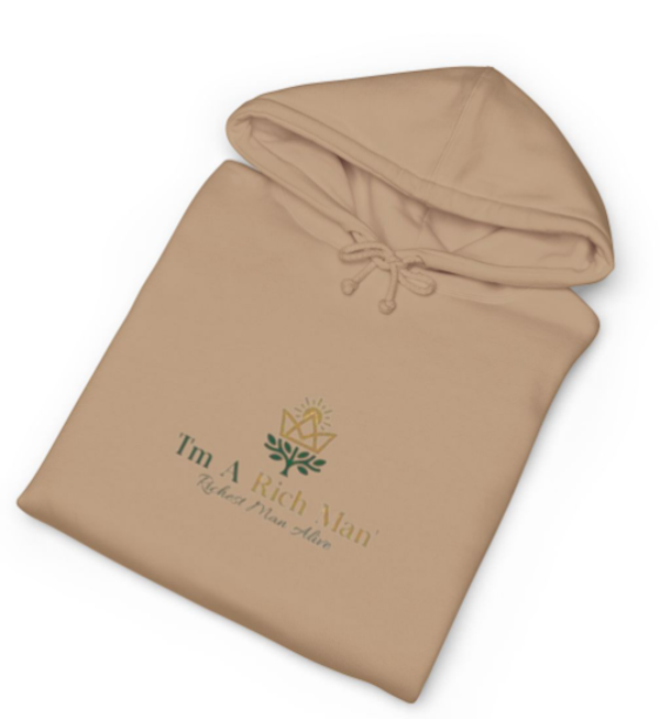 'I'm A Rich Man' - Embroidered Hoodie
