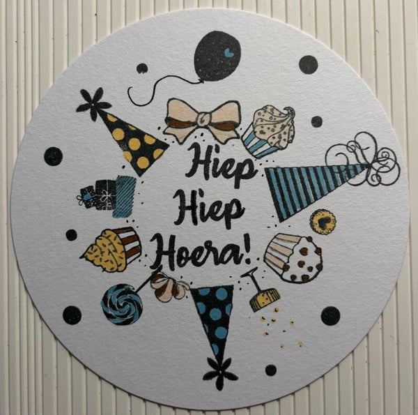 Hiep Hiep Hoera in het rond (kleur)