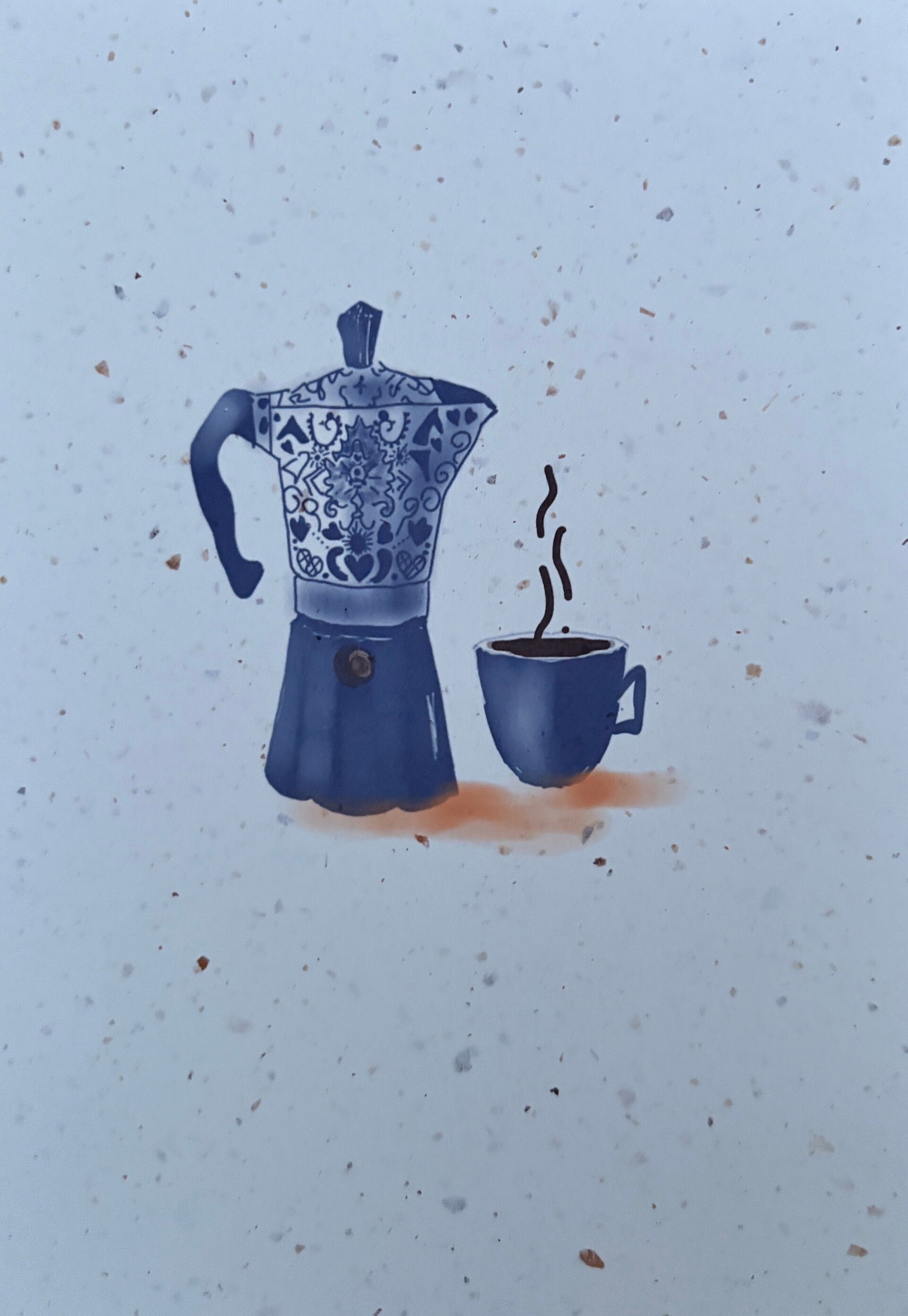 Koffiepot met kopje
