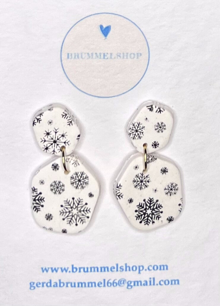 Oorbellen sneeuwvlokken