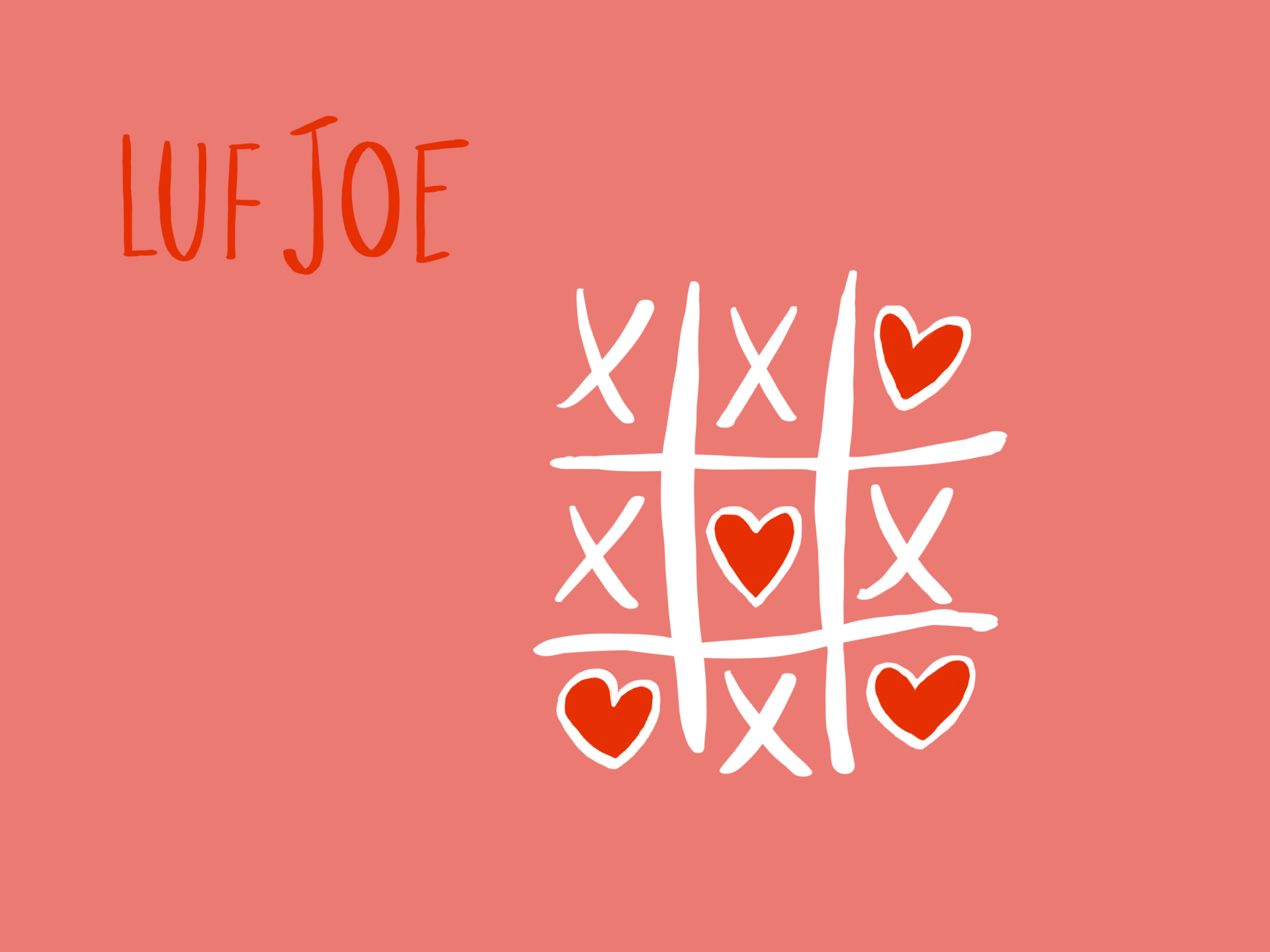 Valentijnskaart Luf Joe