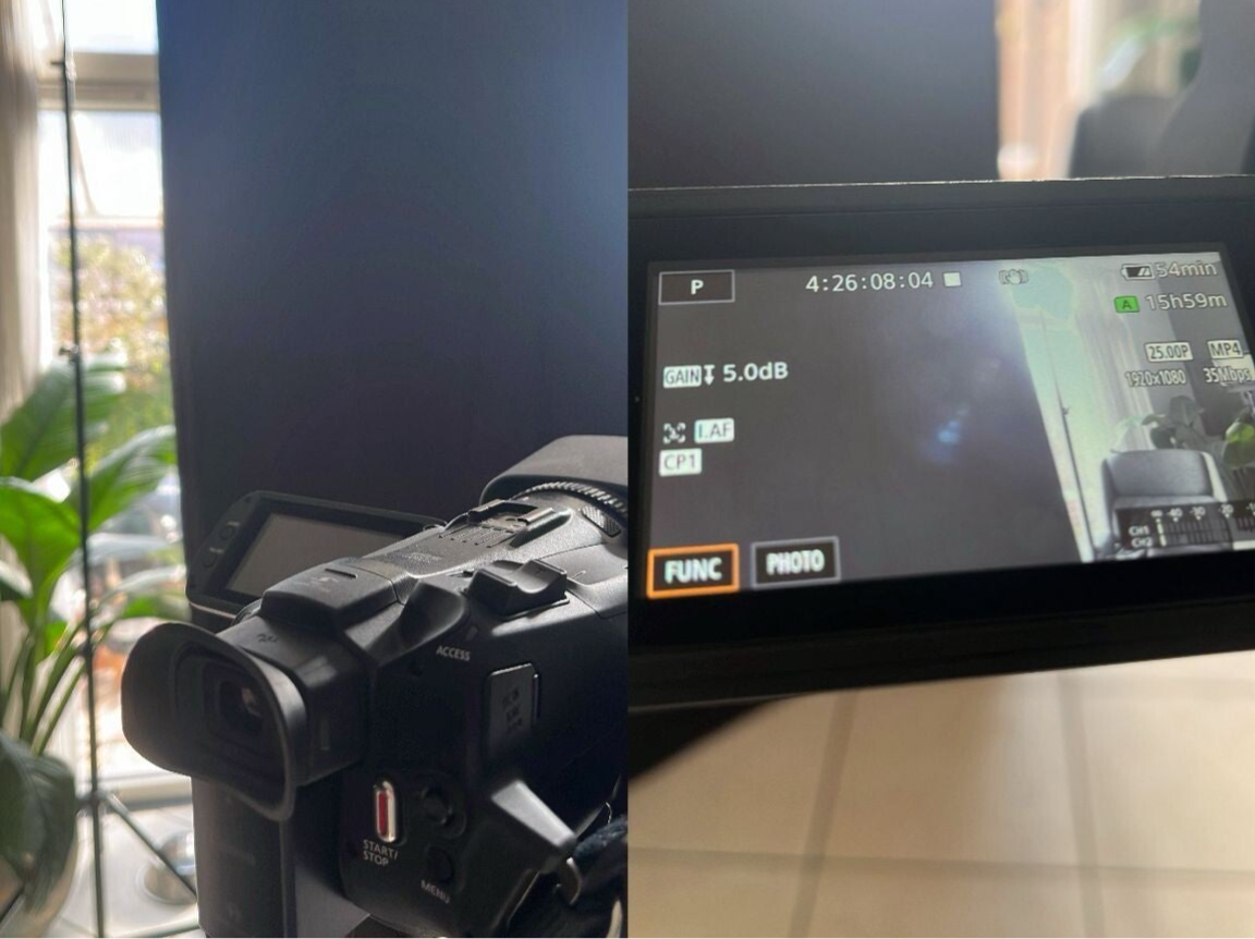 acteerles voor camera training