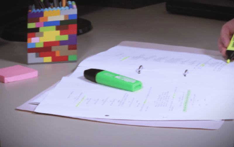 korte film opname scène