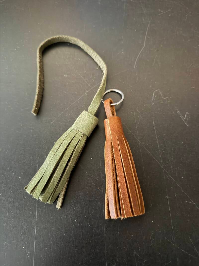 Tassel of boekenlegger. Startreeks Lederbewerking.