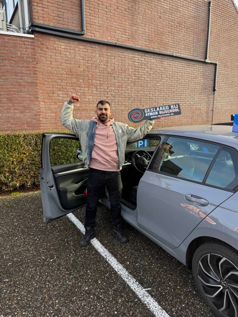 Ghaith is op 11 november 2025 in 1x geslaagd 