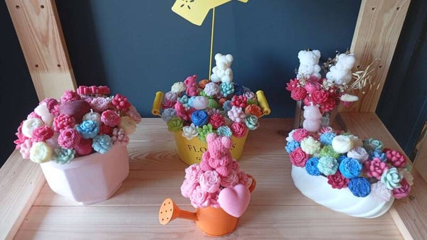 Blumen Kerzen
