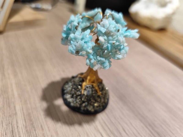 Arbre amazonite pyrite