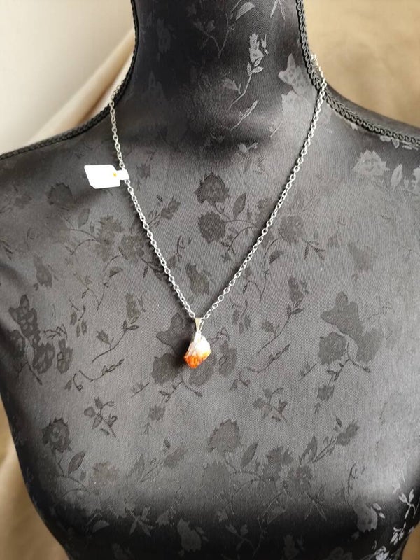 Collier améthyste chauffée