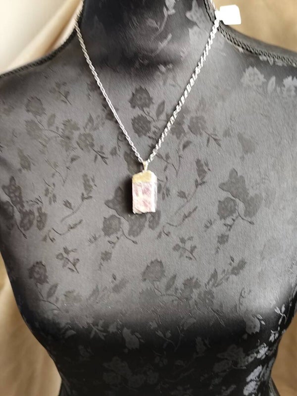 Collier améthyste brut