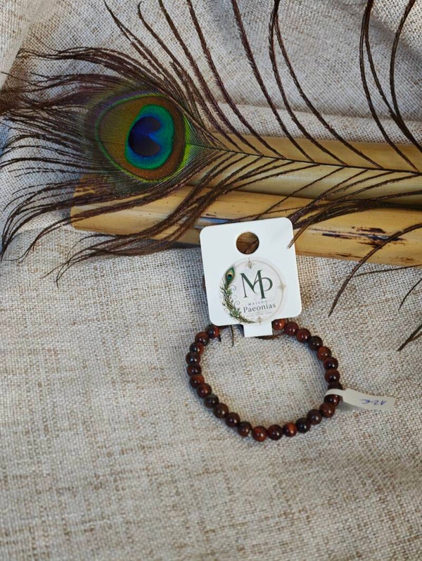 Force & Courage – Bracelet Œil de Taureau 6 mm