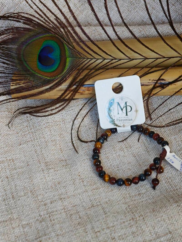 Triple Protection – Bracelet 3 Yeux & Macramé