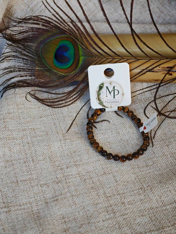 Force Intérieure – Bracelet Œil de Tigre