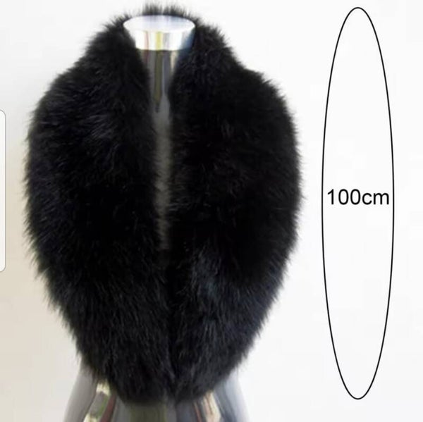 Woman Winter Scarf Fuzzy Warm Faux