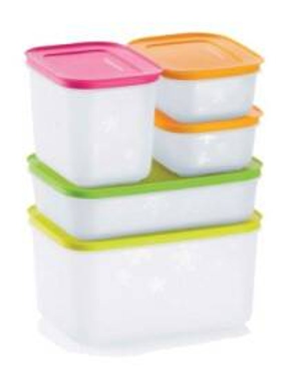 Set Igloo Diepvriesdozen, 2x 450ml, 1L, 2x1,1L en 2,5L