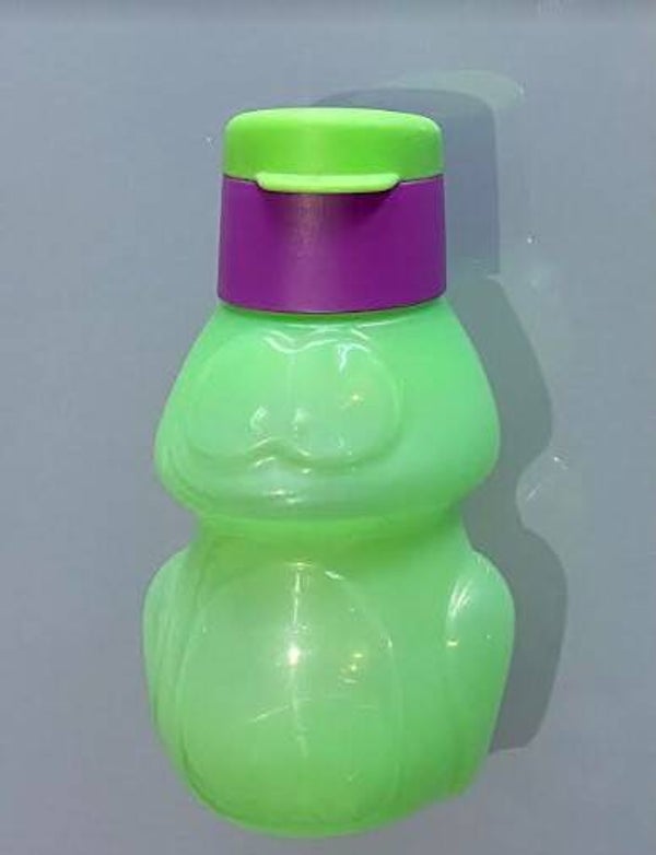 Ecofles Kikker, 350ml, Geel-Paars