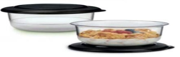 Set Exclusieve Schalen, 2x 375 ml, Paars