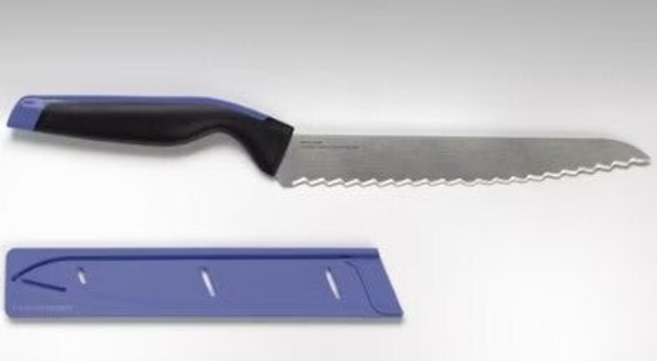 Ergonomische Broodmes / Broodzaag, Paars