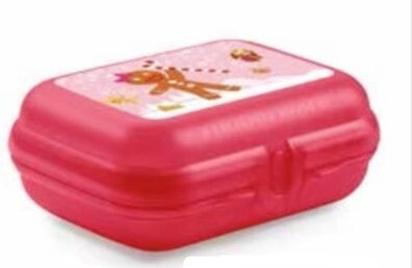 Snackdoosje 'Koekje', Medium, Roze