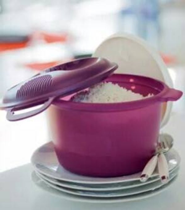 Tupperware Rijst & Graankoker, 2,5L, Paars