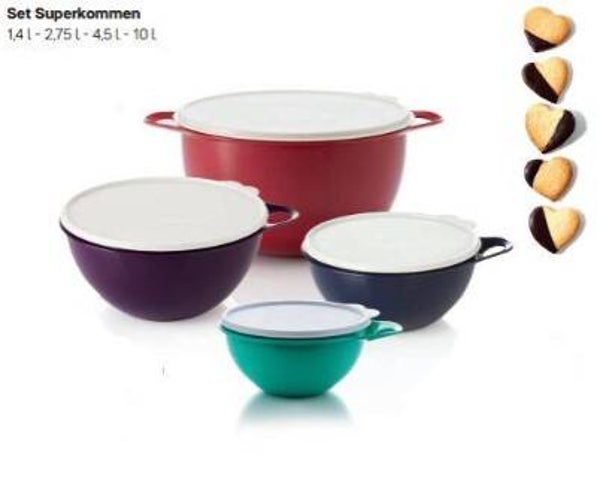Superkommenset 1.4L, 2,75L, 4,5L en 10L