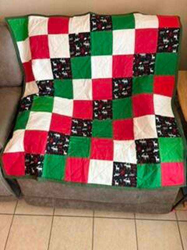 Christmas Hunter Throw Blanket