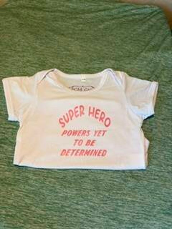 Super Hero Girl Onesie 9m-12m