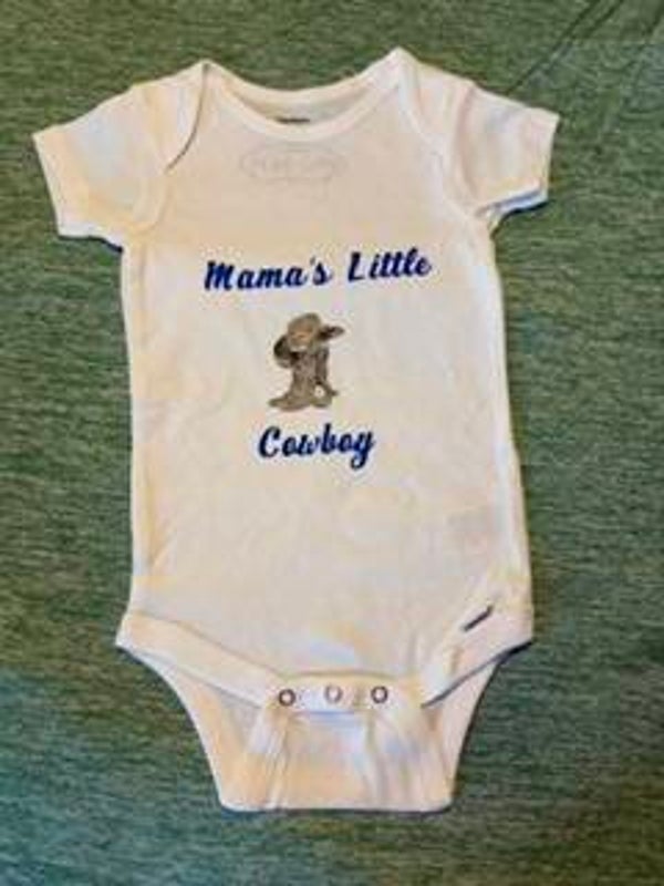 Momma's Little Cowboy 3m-6m