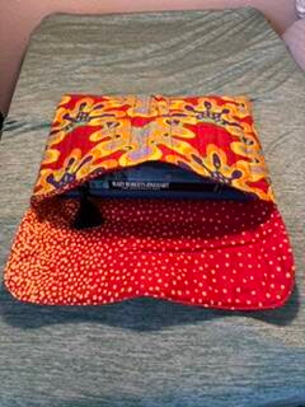 Red Trippy Retro Inspired Book Bag