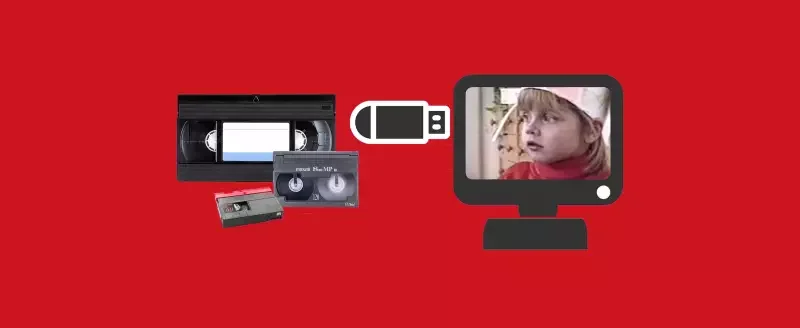 videobanen  digitaliseren en overzetten op USB| VHS, Betamax, Video8, DV 