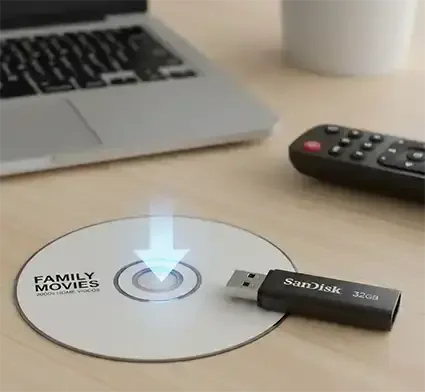 Oude dvd’s professioneel overgezet naar USB-stick door Marc Media Service