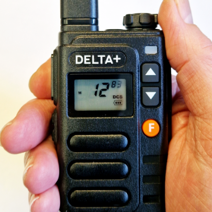 Delta Plus PMR licence free walkie-talkies (Twin Pack)