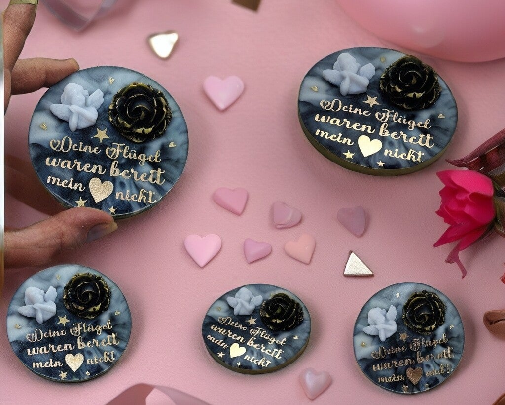 Kleine Geschenkidee Deine Flügel waren bereit mein Herz nicht