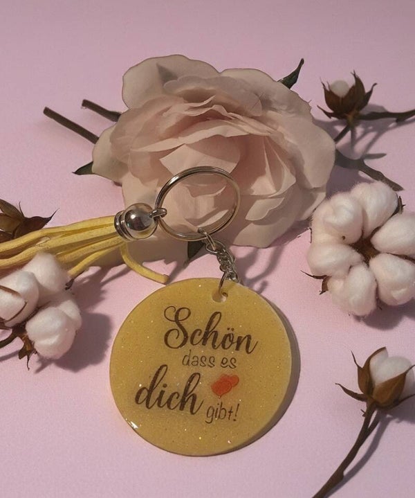 Schlüsselanhänger Schön das es dich gibt