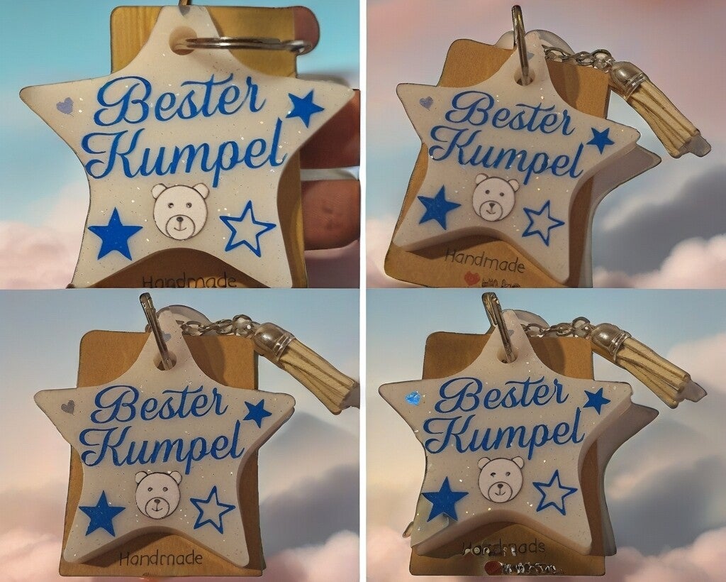 Sternenschlüsselanhänger Bester Kumpel