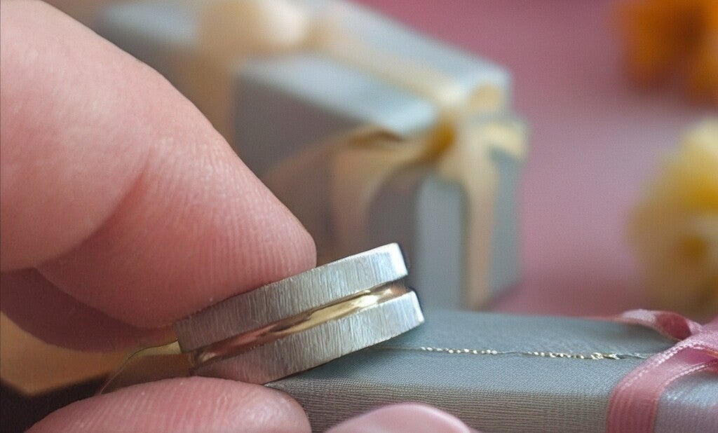 Edelstahlring Size 17