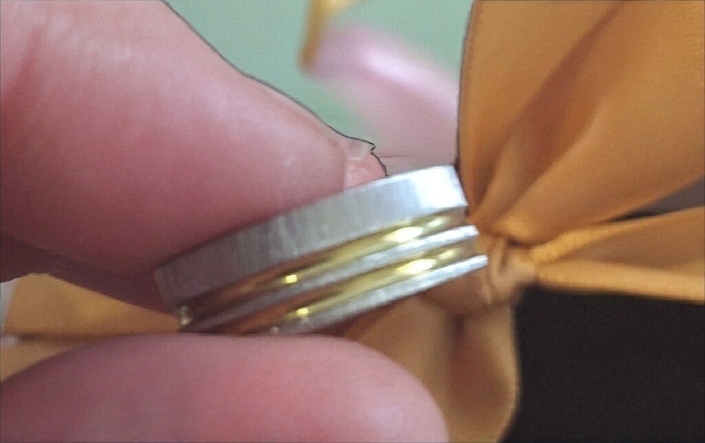 Edelstahlring Size 18