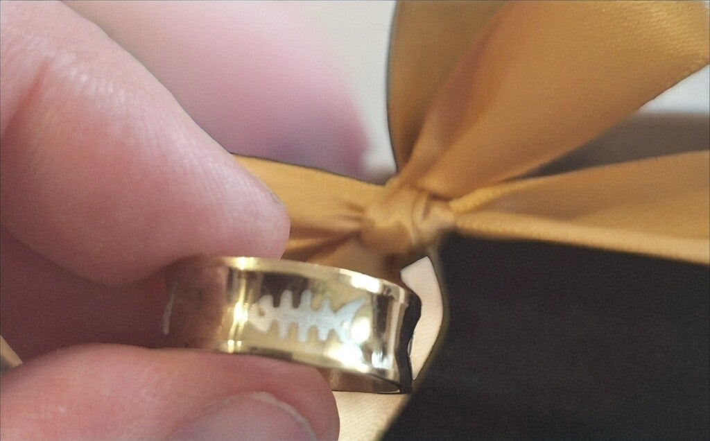 Edelstahlring Size 18